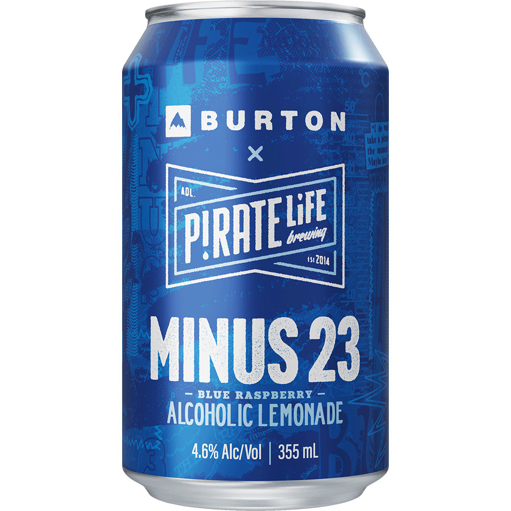 PL x Burton Minus 23 Blue Raspberry Alcoholic Lemonade