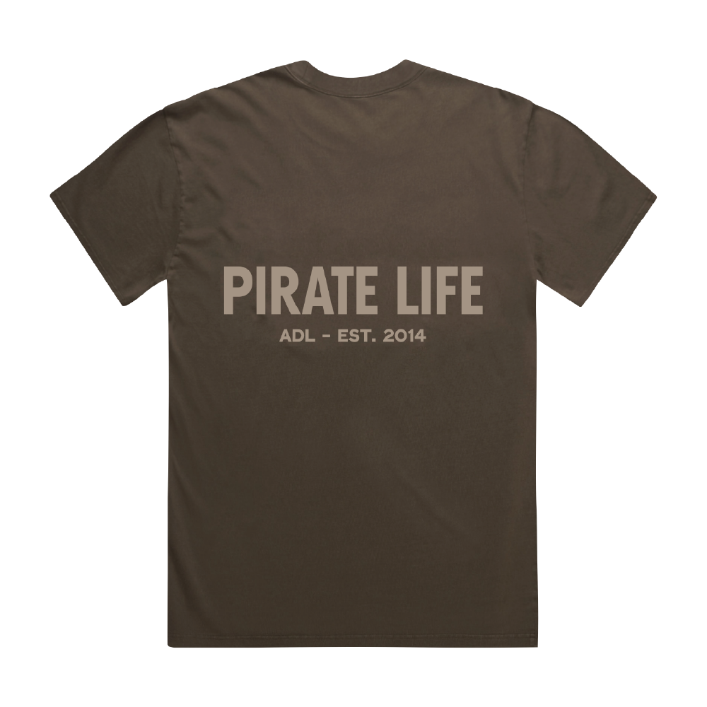 Est. 2014 Oversized Tee - Faded Brown