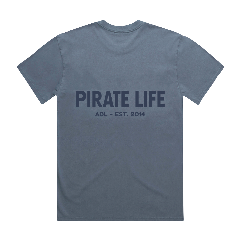 Est. 2014 Oversized Tee - Faded Indigo