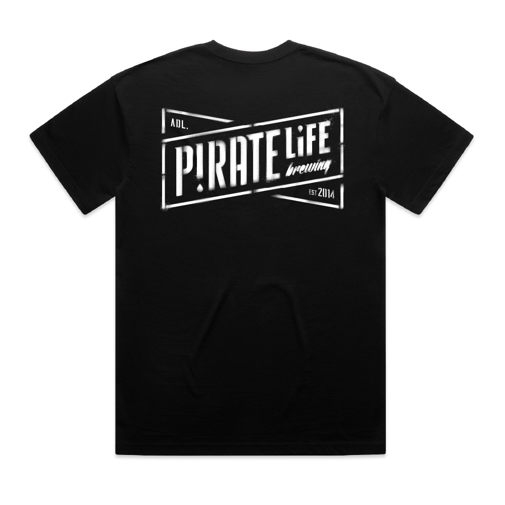 Stencil Art Bowtie Tee